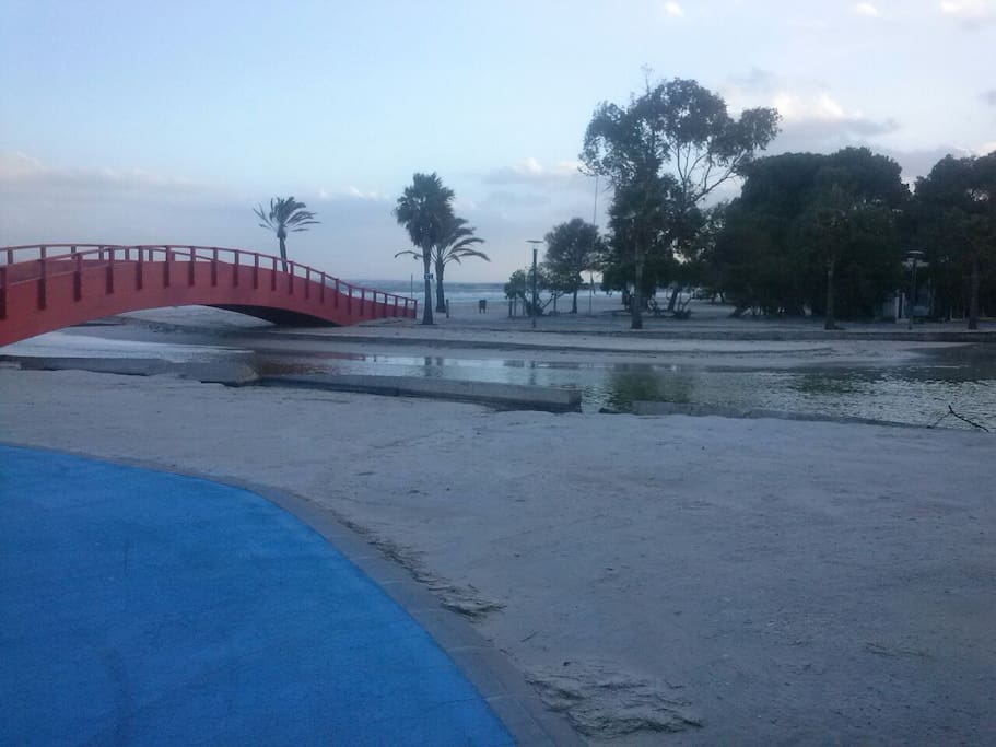La playa en invierno, a 200 m de la casa