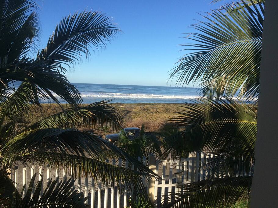 Typical bedroom balcony view