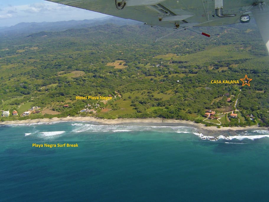 Our Exact location, notice the mountains in the background? So much more to explore...