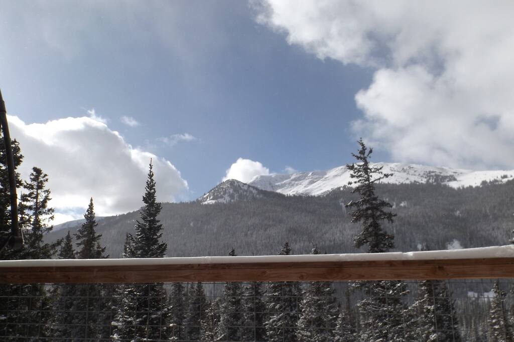 view from top floor/main level outdoor seating area