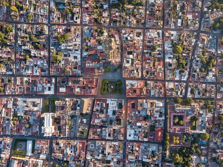 Vista aérea Parroquia San Miguel Arcángel