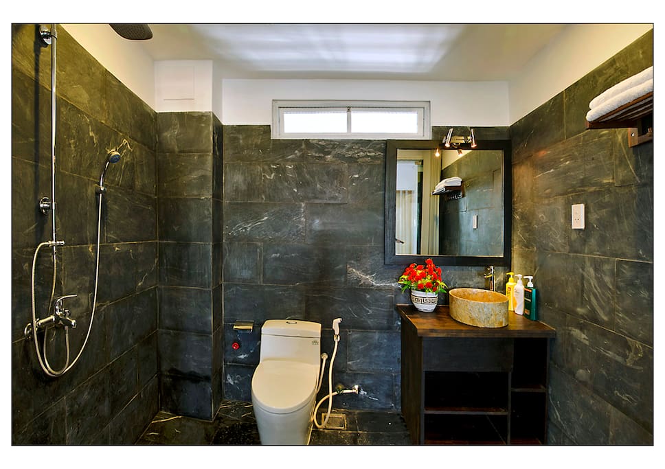 Bathroom, Blue An Bang Villa