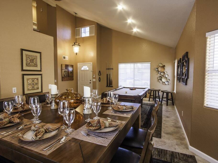 Dining area for the entire crew!