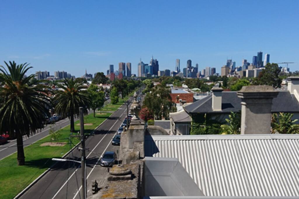 View from the roof - 3kms from the city