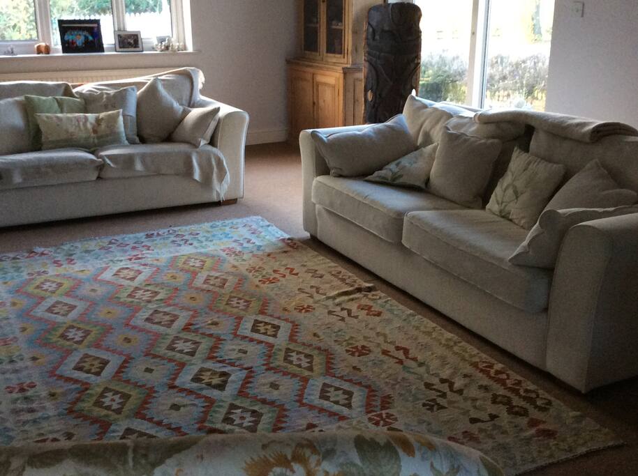 Private Lower sitting room for guests