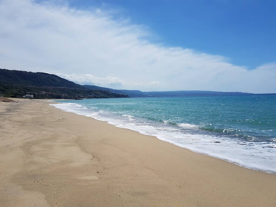 THE BEACH RIGHT IN FRONT OF THE APARTMENT