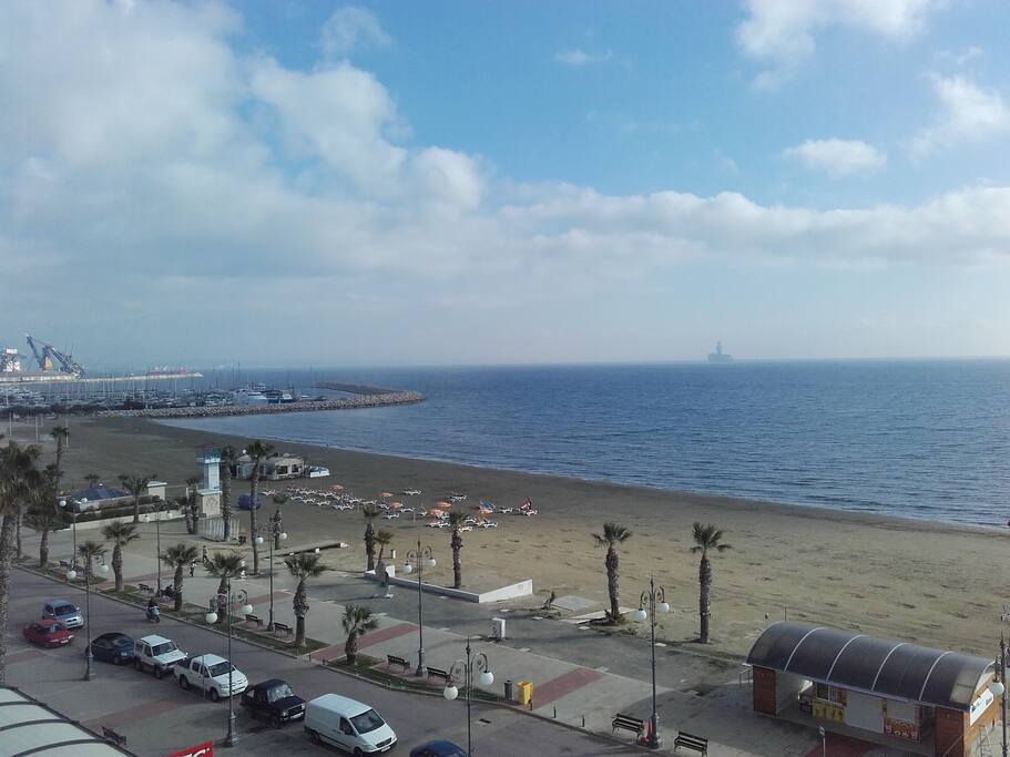 view from the balcony