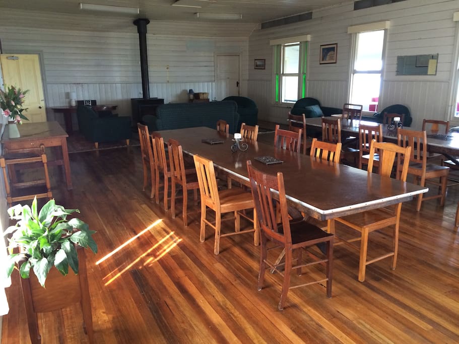 Large lounge and dining room
