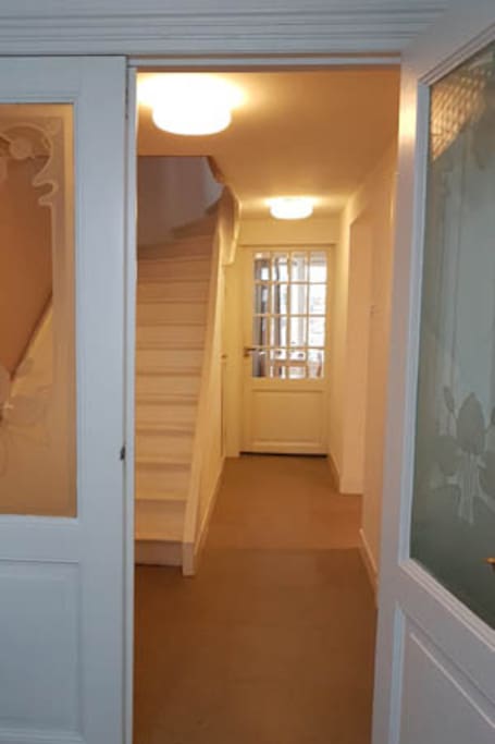 Hallway to studio