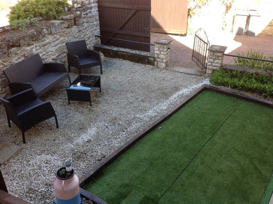 Private courtyard