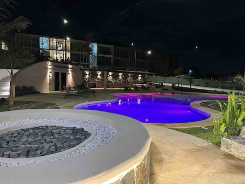 New Depa with a pool