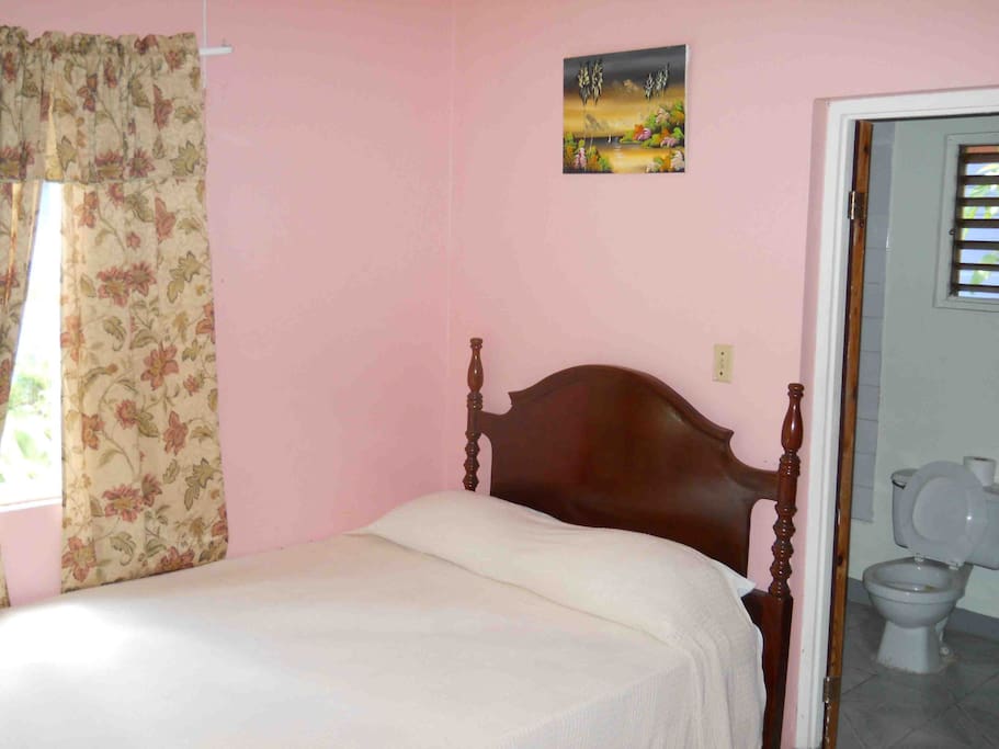 Two beds, double and a single