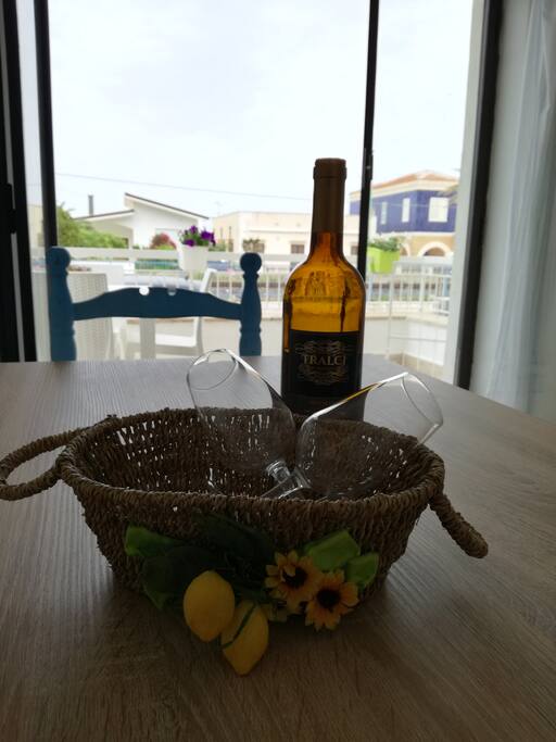 Soggiorno con veranda