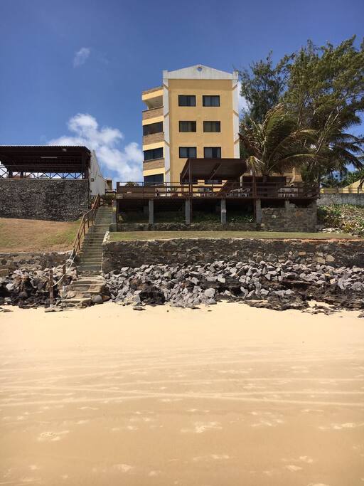 View off the apartment from the beach