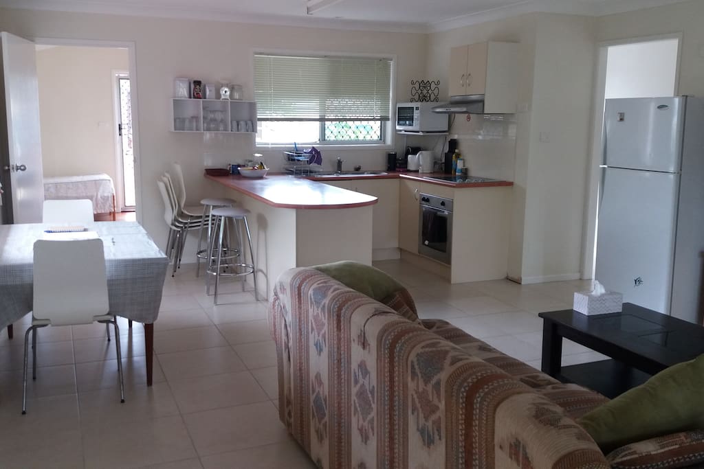 Living and kitchen