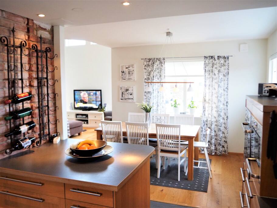 Kitchen and dining room