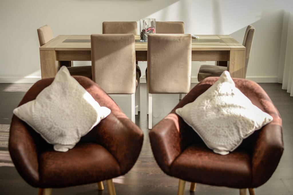 Sala de Estar e Jantar - Living room and Dining room