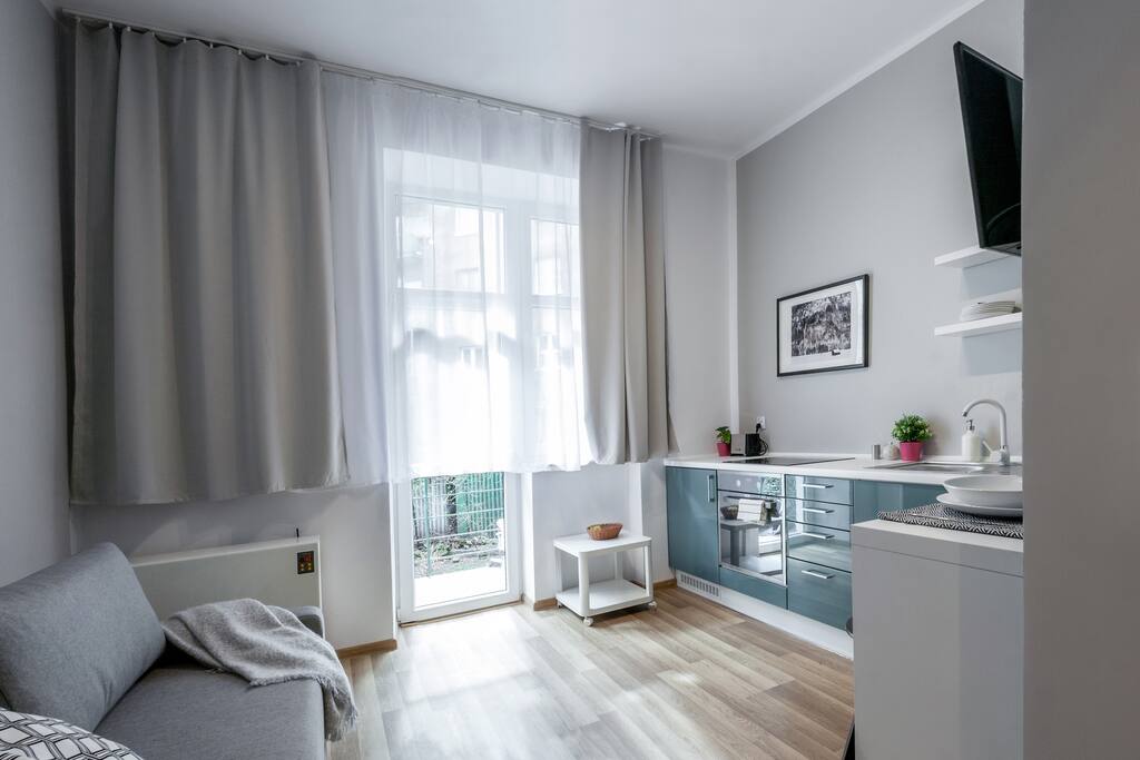 Walking Distance to Main Square, Free WIFI INTERNET and 24h checkin, On the right there is a KITCHEN and BALCONY