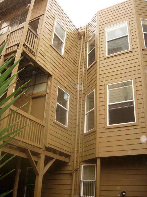 backyard view of building