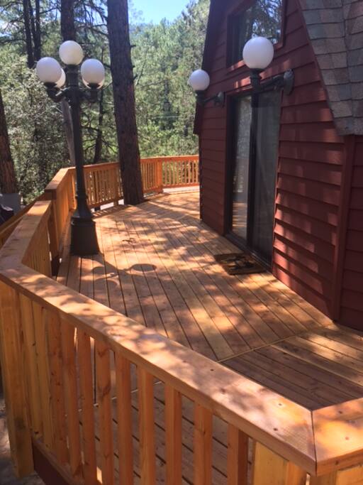 new decks with views of the west rim