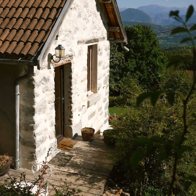 L'entrée du studio