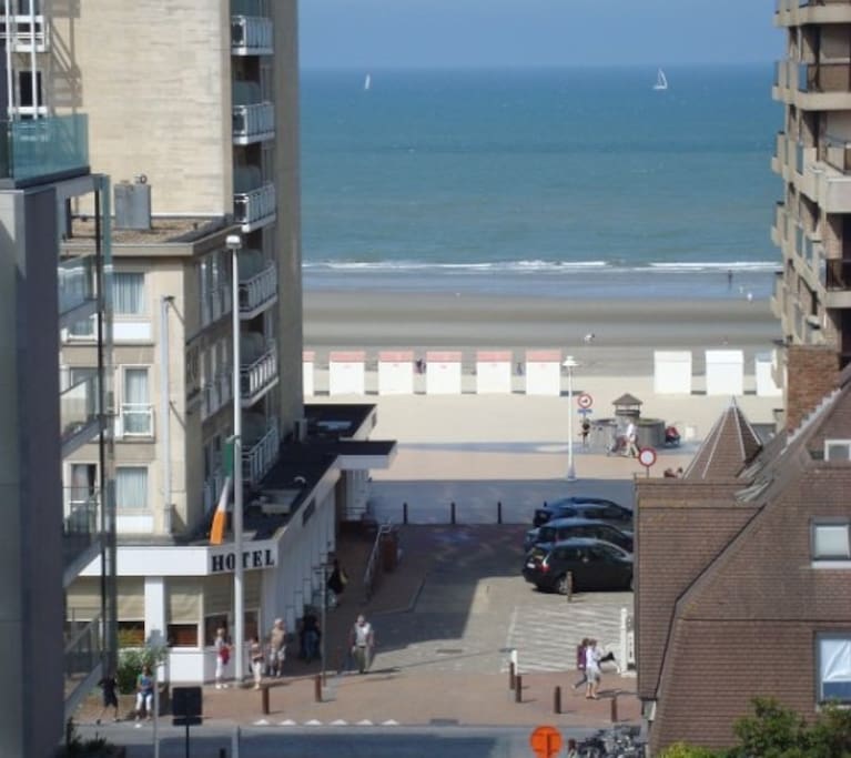 Uitzicht van op het terras