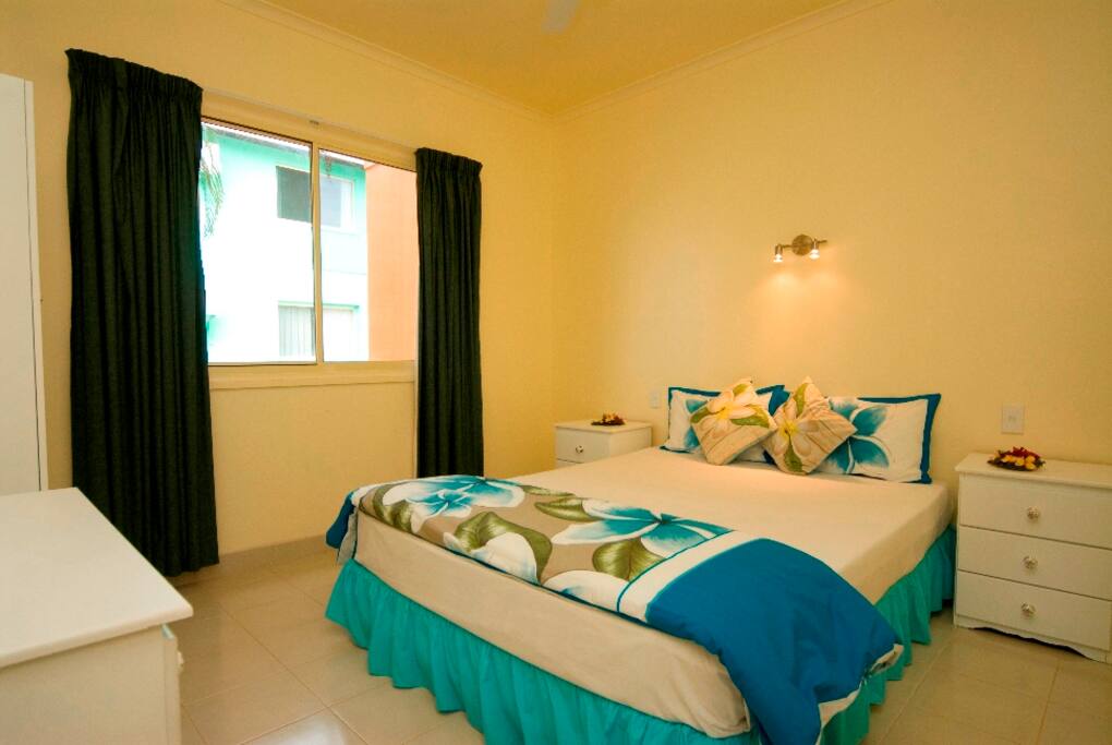 Large Spacious Bedrooms - each room can have a double bed or two singles - easily accommodate up to 6 people.
