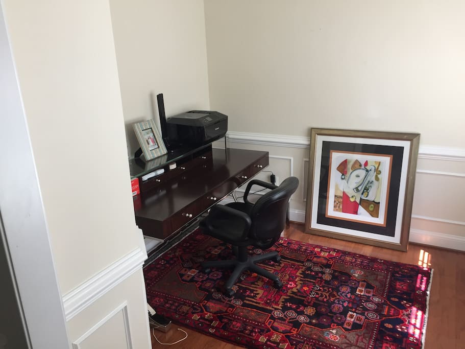 Dedicated Office with networked printer/scanner