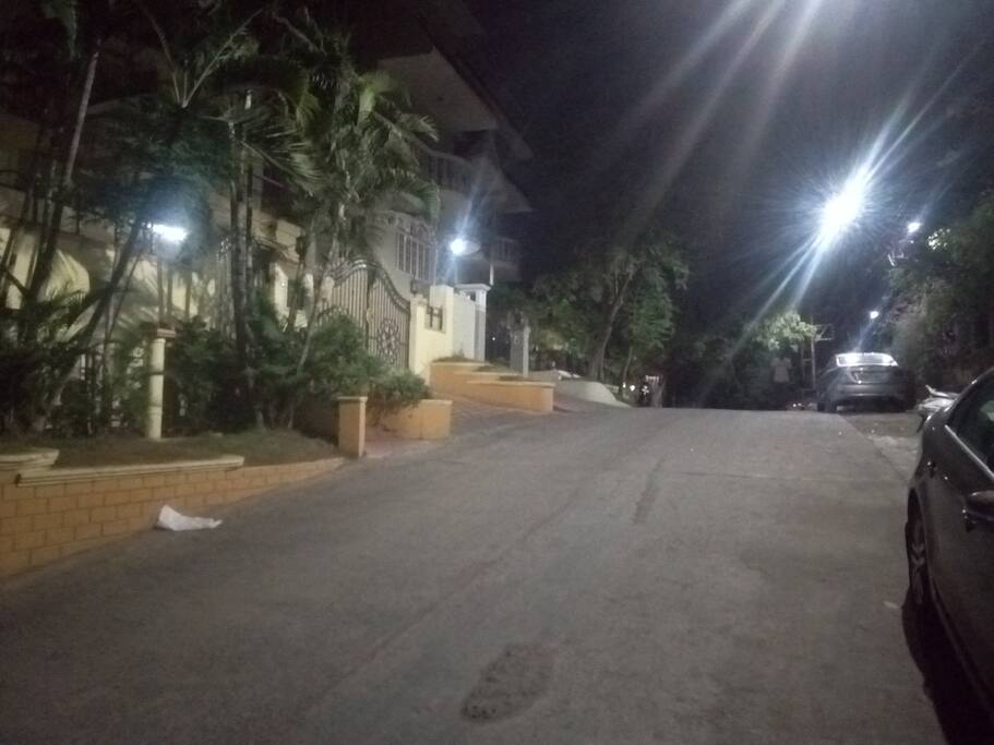 well lit streets
