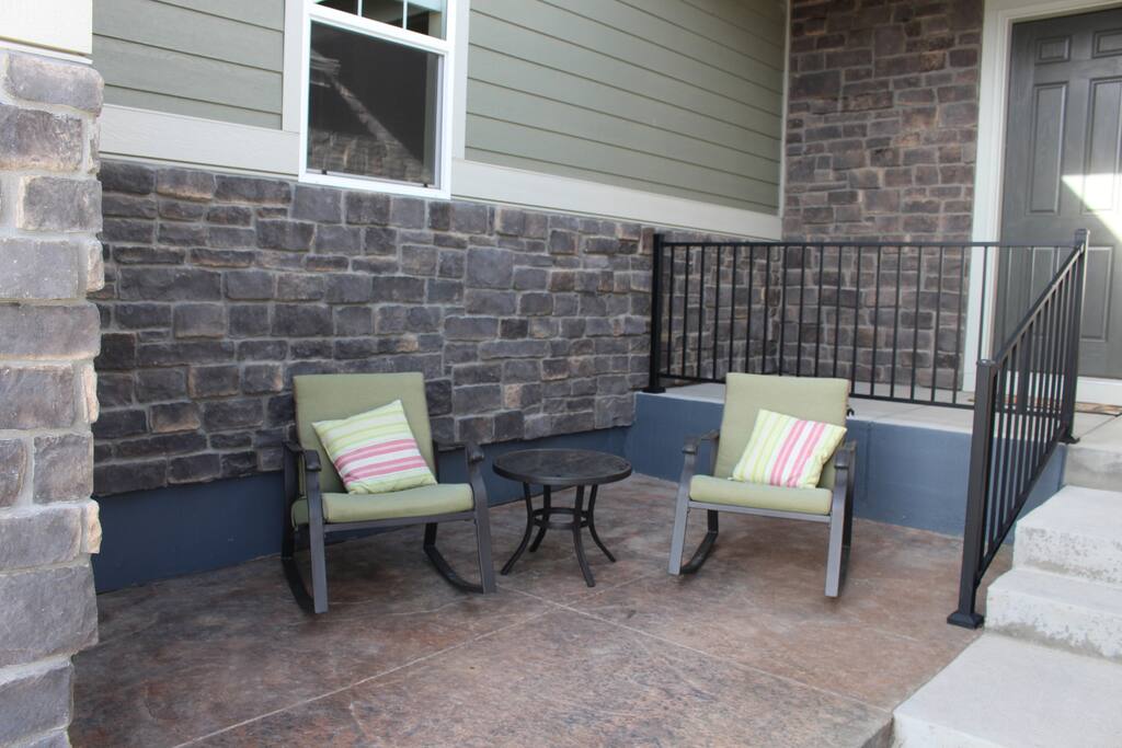 Front Porch and Patio