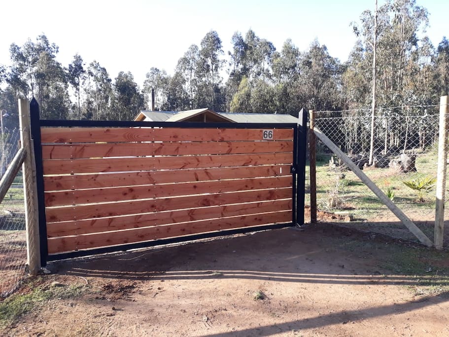 Acceso a la parcela