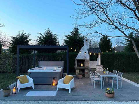 Oasis of Peace at Lake Balaton with Jacuzzi