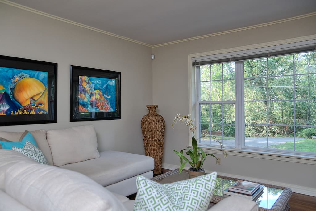 Sunny and bright living area