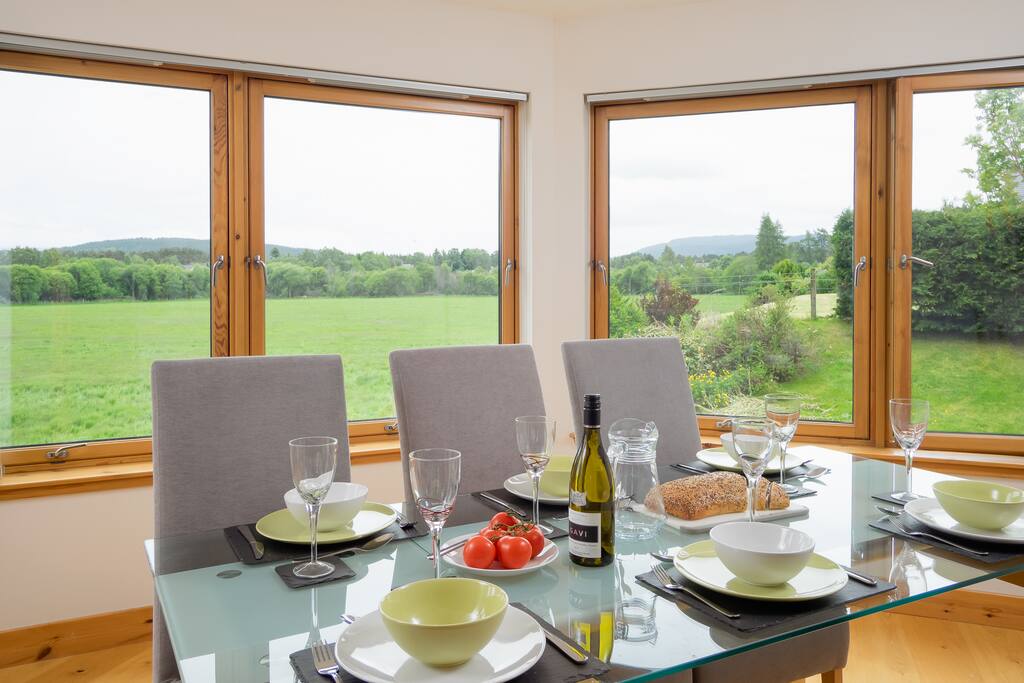 A meal with a view.