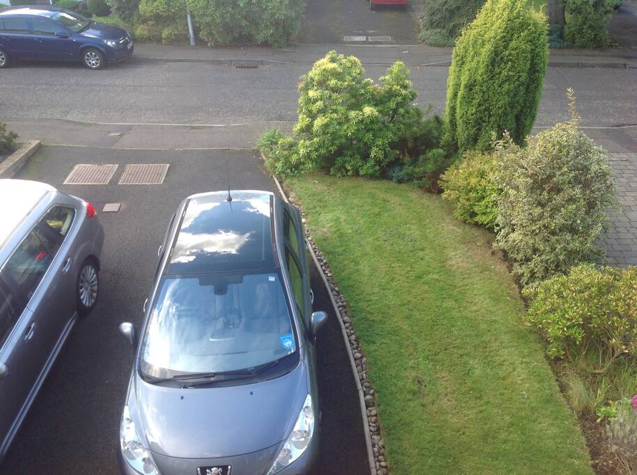 Free parking.