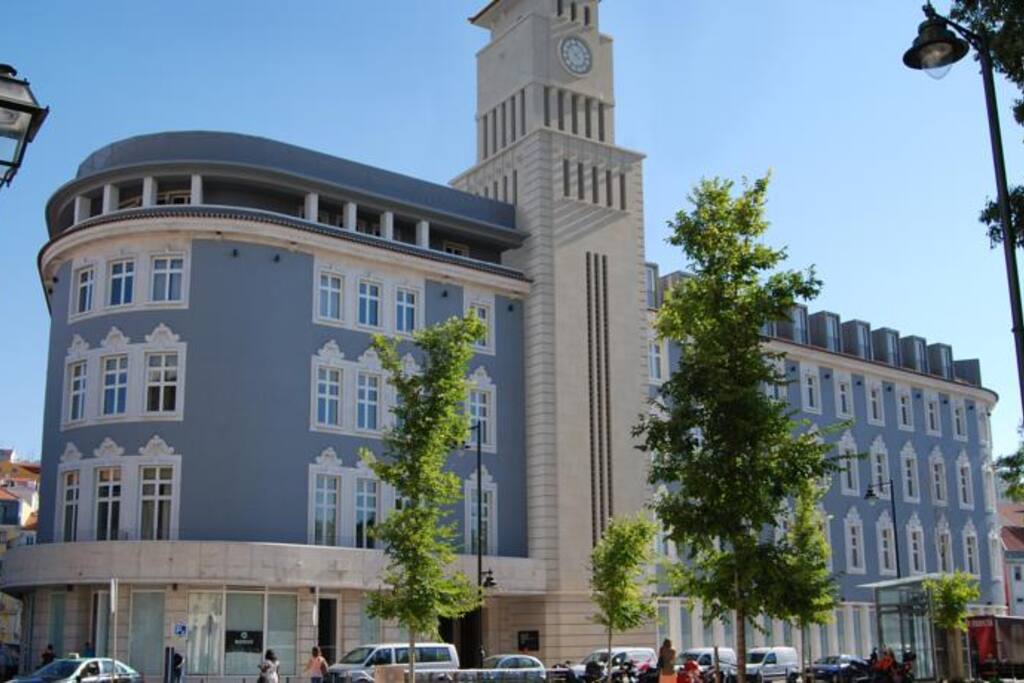 We are in the most elegant building in this area