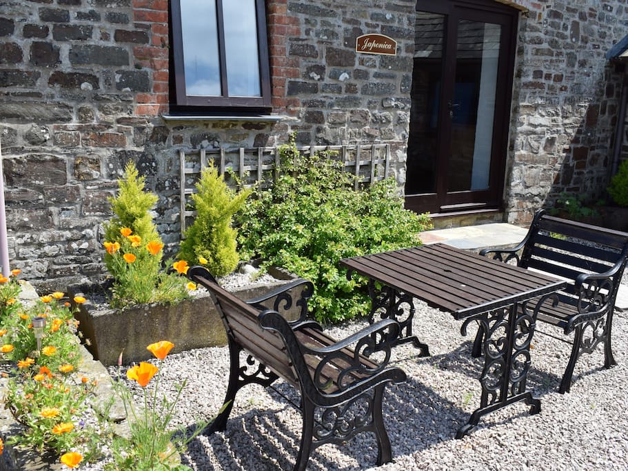 The Seating Area for Japonica Cottage