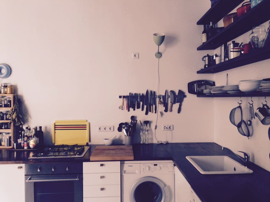 Kitchen in open living room