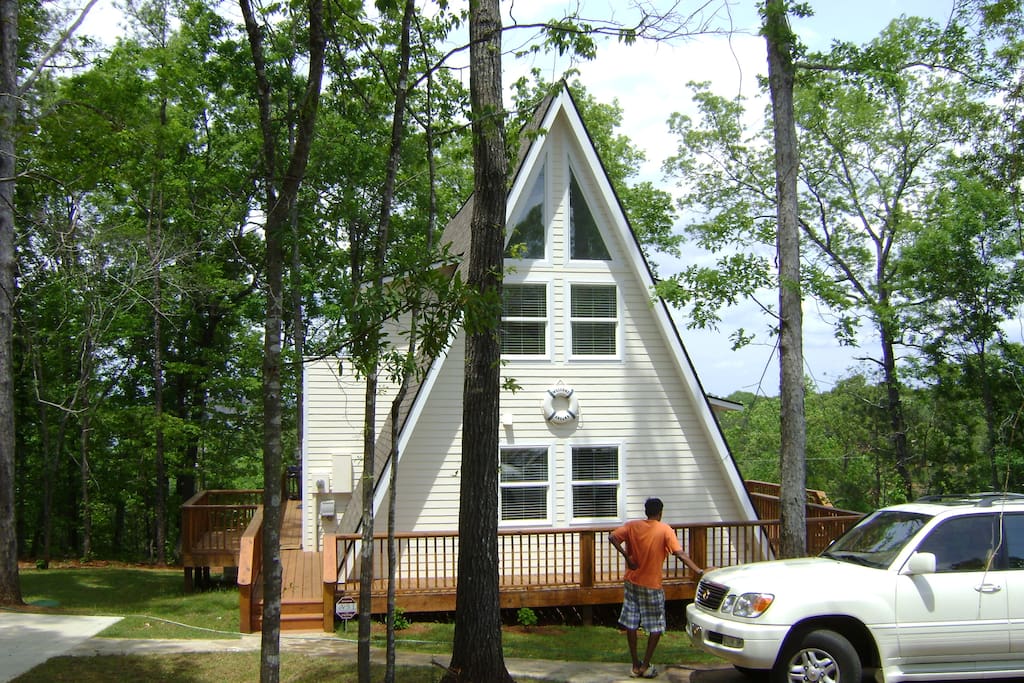 Back view of the house