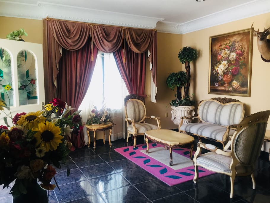 Sala recepción/ reception room.