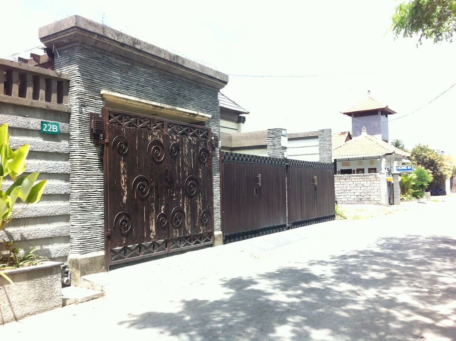 secure gated entrance