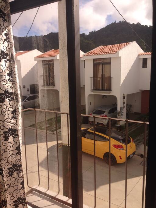 The view from your bedroom, it Also has a balcony