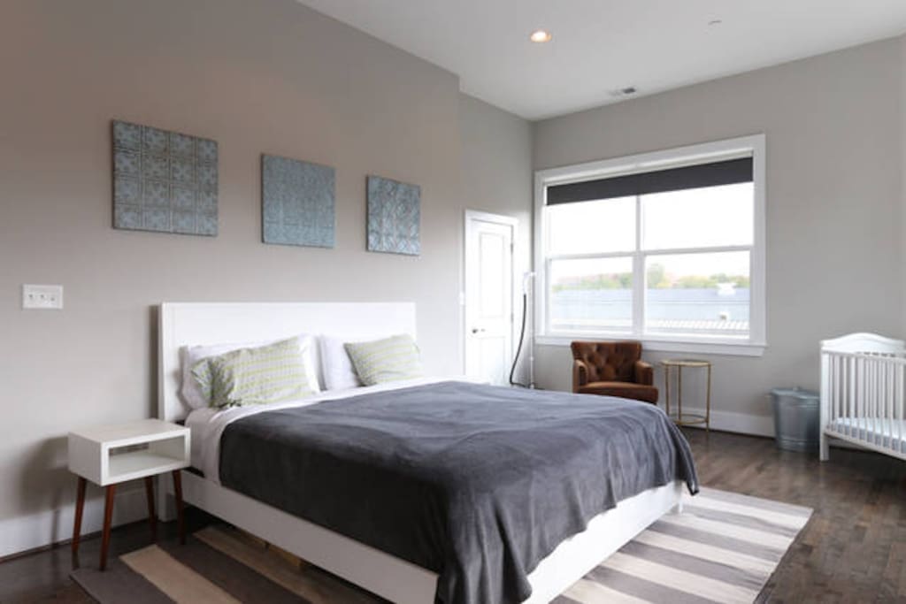 King Bed in Master Bedroom