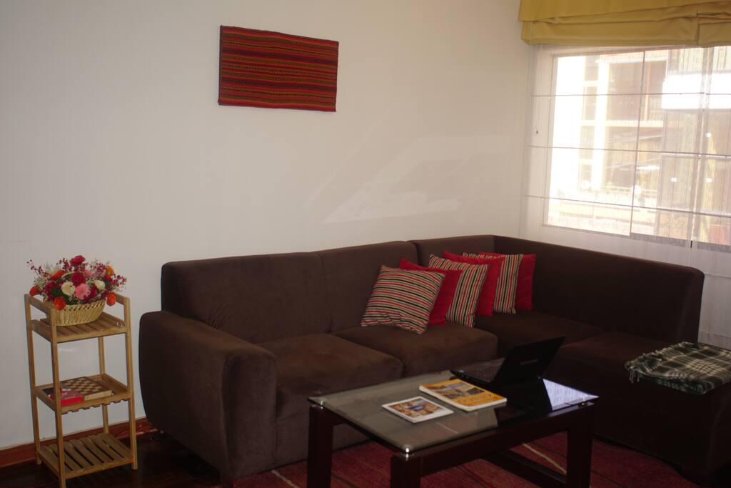 Comoda sala de estar.