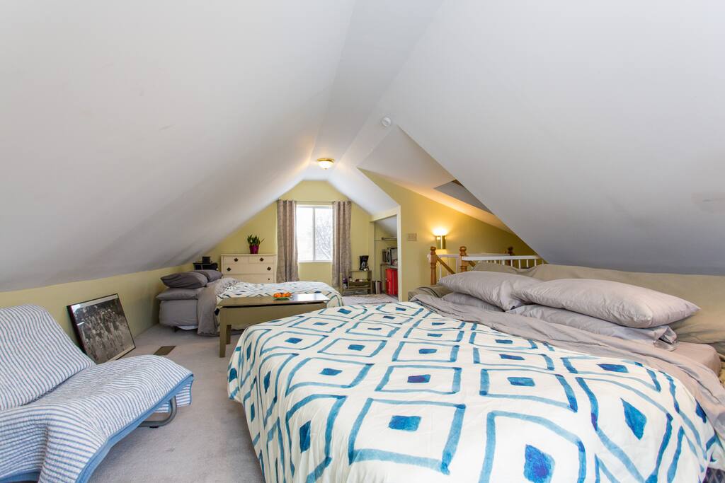 The sofa-sleeper expands the accommodations for up to four people.