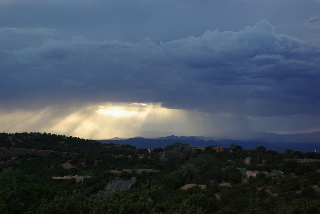 Spectacular monsoon views from the portal