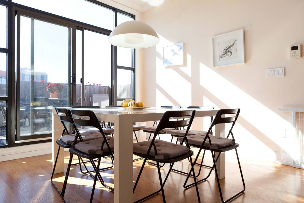 Eating area and terrace