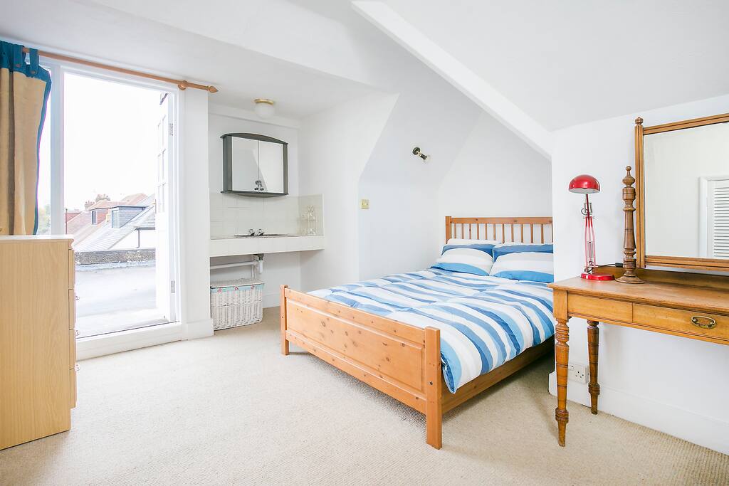 Bedroom and private balcony