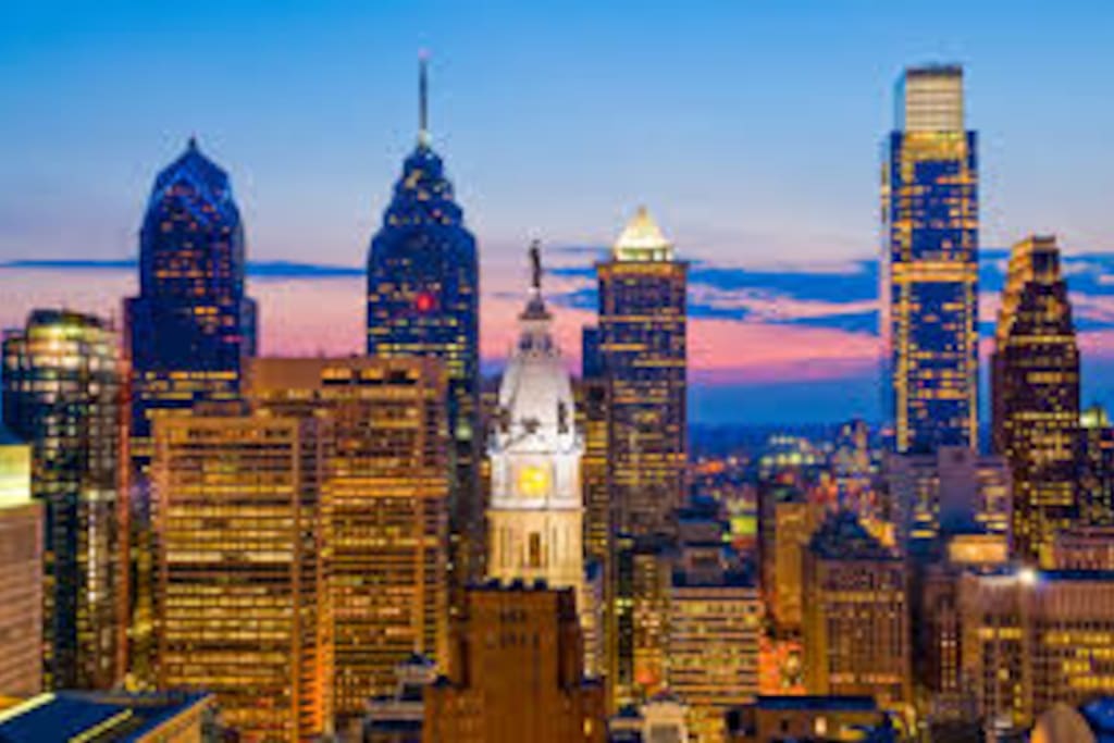 Philly gorg' sky line!
