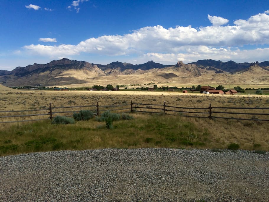 One of several spectacular views you can enjoy from the porch.